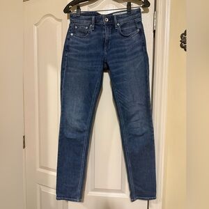 rag & bone dre low- rise slim boyfriend jeans size 23 medium wash